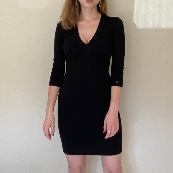 Black fitted Armani Dress, size S - Picture 4 of 5